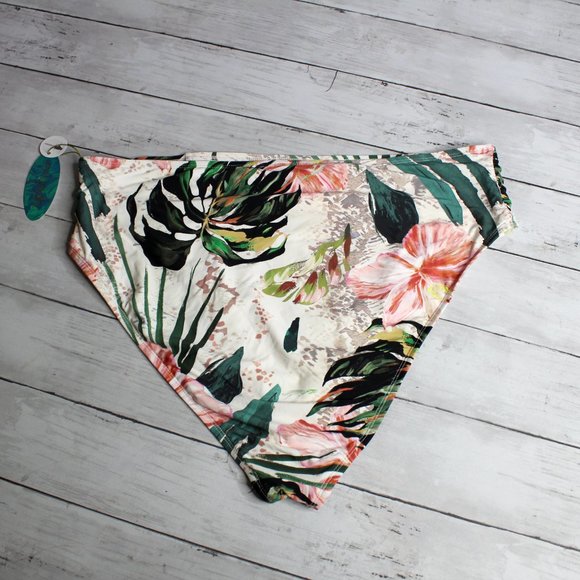Mynah Swimwear Women's High Waist Bikini Swim Bottoms Size XXL 2XL Floral - Picture 5 of 5